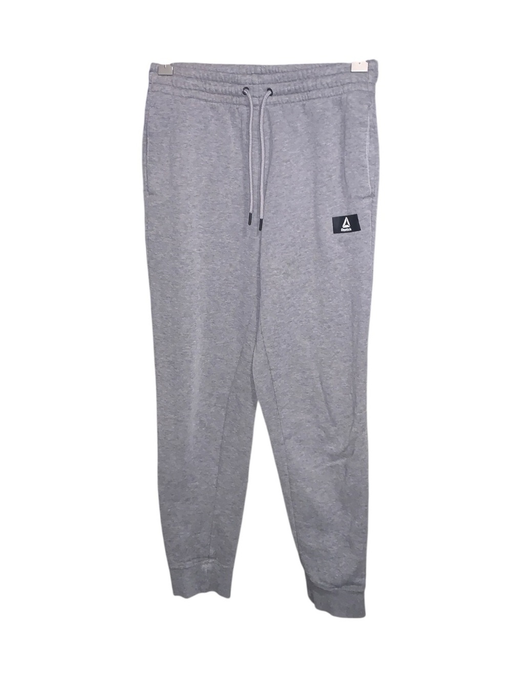 Reebok Boys 10 Gray Drawstring Jogger Style Sweatpants Pockets